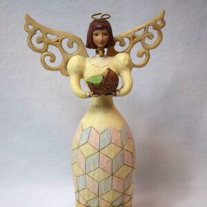 2009 Jim Shore Hardwood Creek Angel Of New Life Gift Figurine #4014038